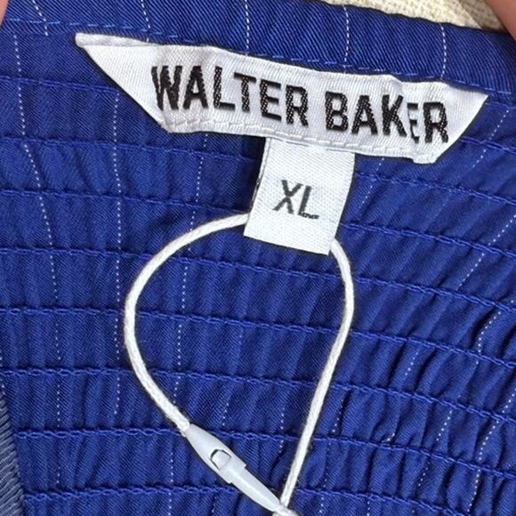 Walter Baker Tanvi Strapless Bustier Top Pinstripe Blue - Picture 6 of 11